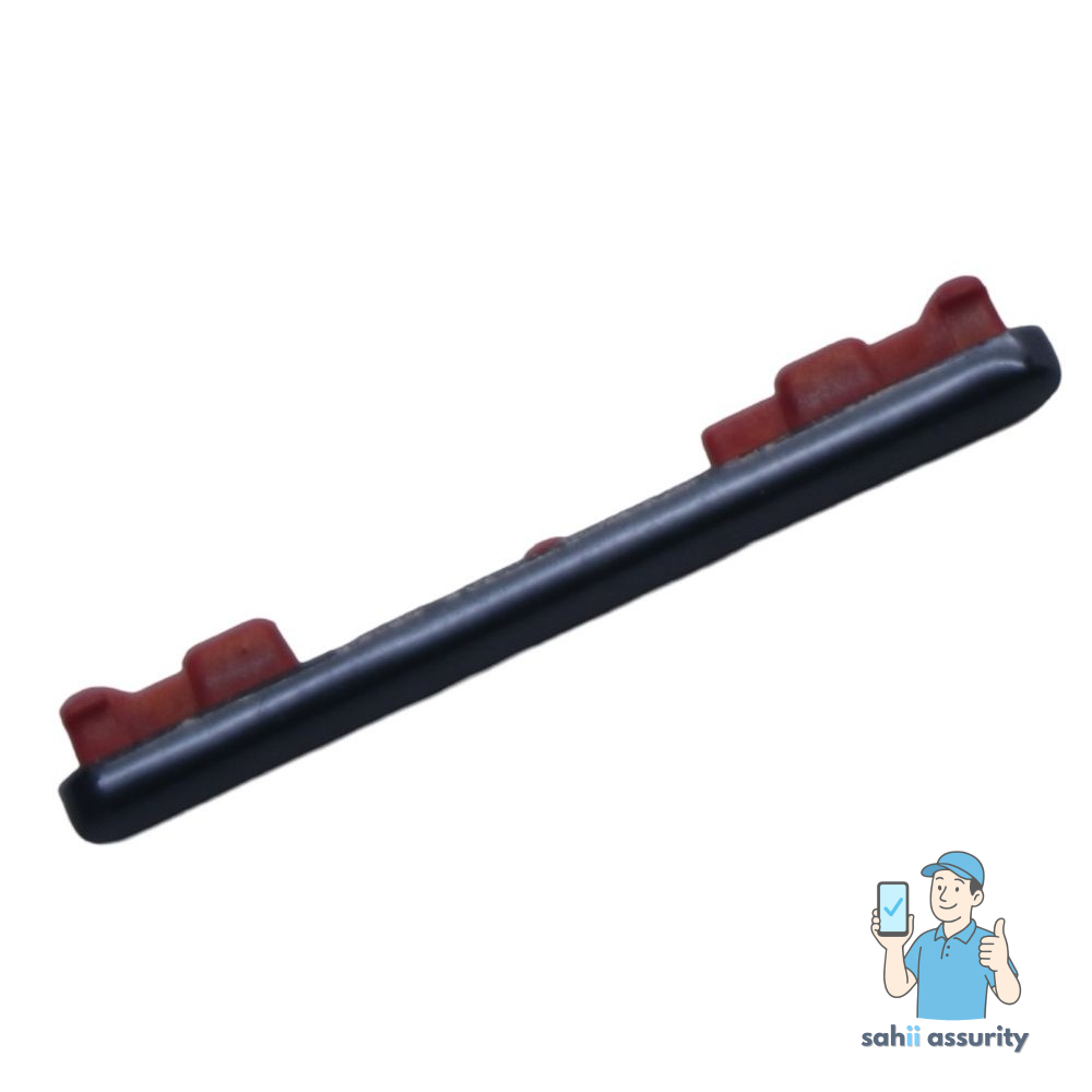 Volume Side Button Outer for Xiaomi Redmi Note 10 Pro Black thumbnail